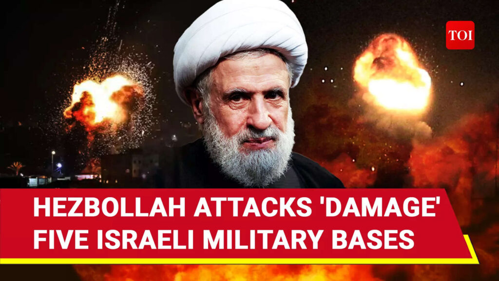 Five Israeli Military Bases 'Attacked'; Hezbollah Fires 130+ Missiles