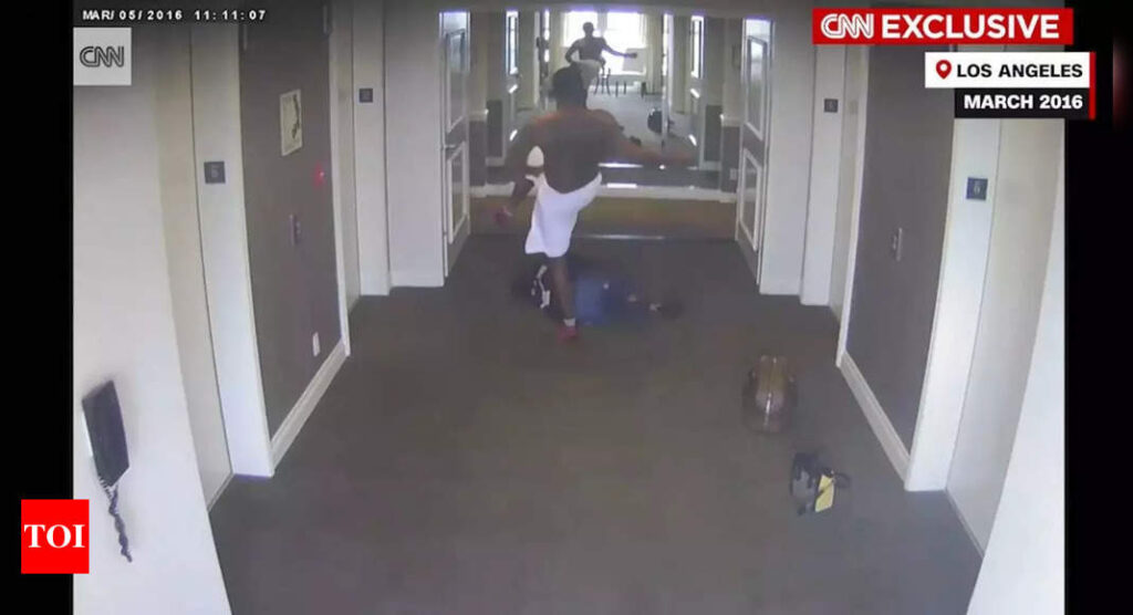 Video shows Sean ‘Diddy’ Combs punching, kicking and dragging singer Cassie in hotel hallway in 2016