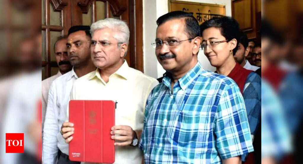 Courageous move, AAP only serving Arvind Kejriwal’s interests: BJP on Kailash Gahlot’s resignation | Delhi News