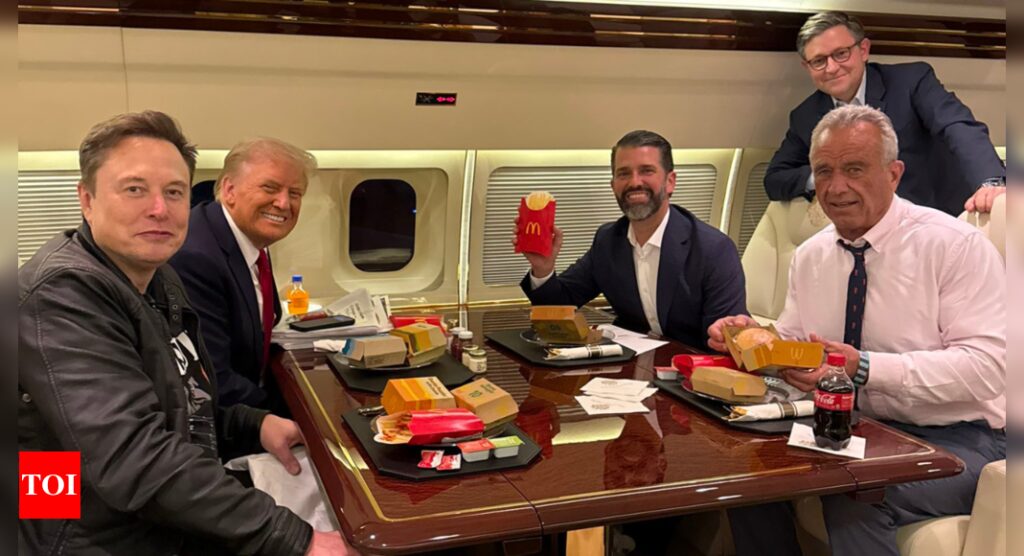 RFK Jr McDonald’S: RFK Jr eating a McDonald’s burger? Trump Jr says Make America Healthy Again but tomorrow