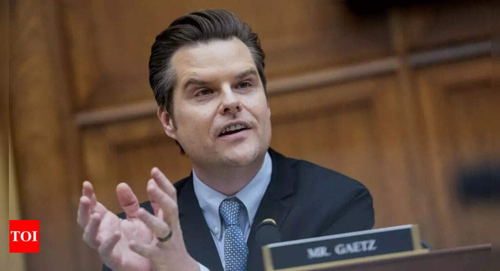 US House Ethics panel to meet amid rising pressure for releasing report on Matt Gaetz