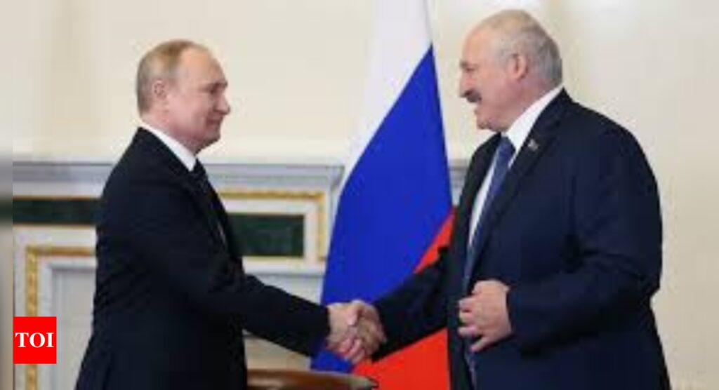 Putin arrives in Belarus for a two-day visit with a key ally