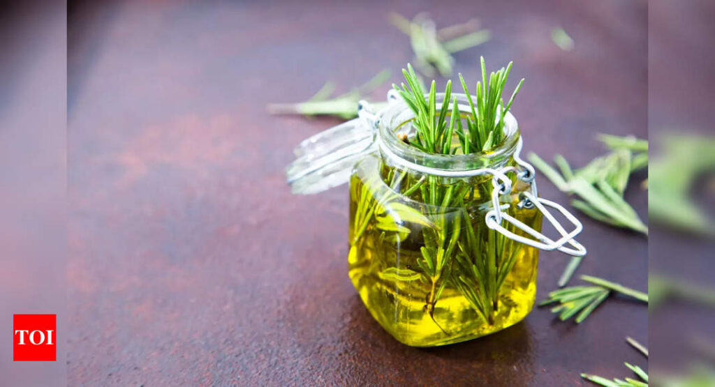 Hair Growth Oil: How to use Rosemary oil to grow hair in bald patches |