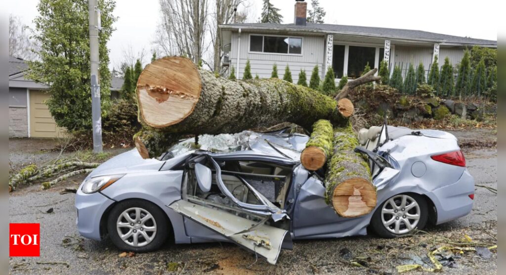 ‘Bomb cyclone’ kills 2, leaves half a million without power in US | World News