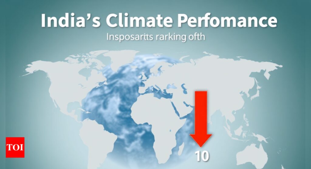 India slips on climate list but still a high performer | India News