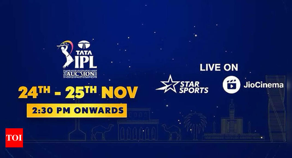IPL 2025 Mega Auction: Tata IPL 2025 player auction: How and where to watch live stream, start time and more |