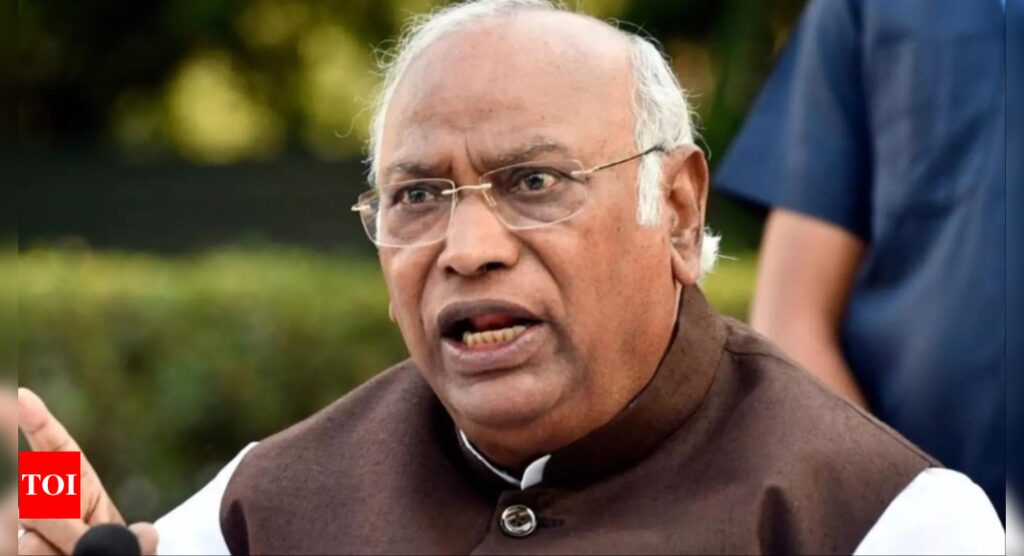 ‘We don’t want EVMs, we want ballot paper’: Congress chief Mallikarjun Kharge | India News