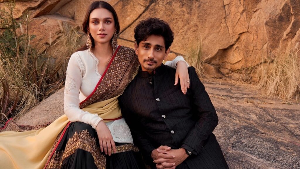 Aditi Rao Hydari and Siddharth share unseen pics from their pre-wedding photoshoot in Rajasthan