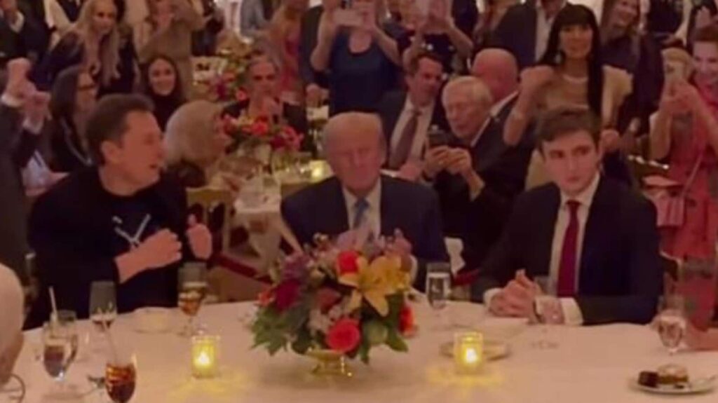 Elon Musk reveals two-word topic that kept Barron talking ‘all night’ at Trump’s Thanksgiving: ‘I was discussing…’