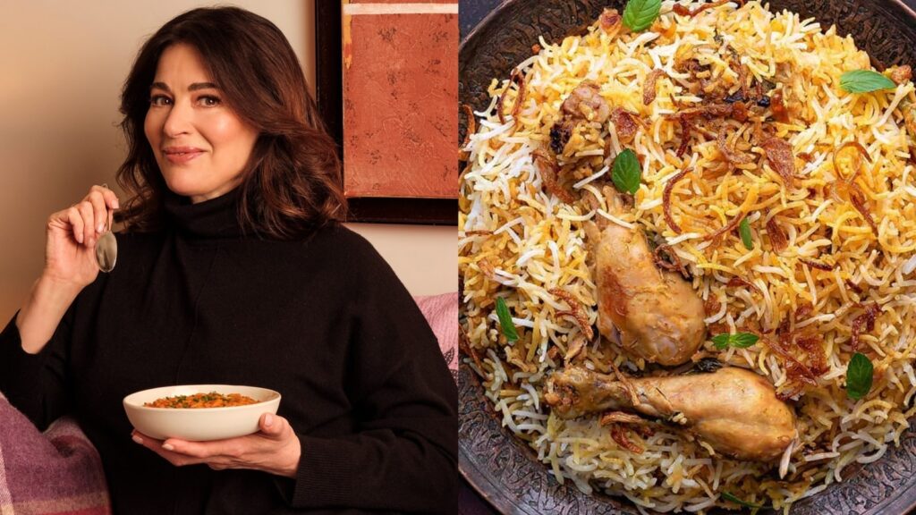 Nigella Lawson’s experimental Indonesian-inspired Chicken Biryani overpowers the food traditionalist logic