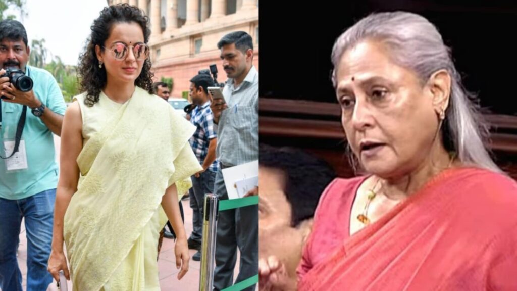 Sarees, statement pieces and solidarity: How celebs like Kangana Ranaut and Jaya Bachchan use fashion in Parliament
