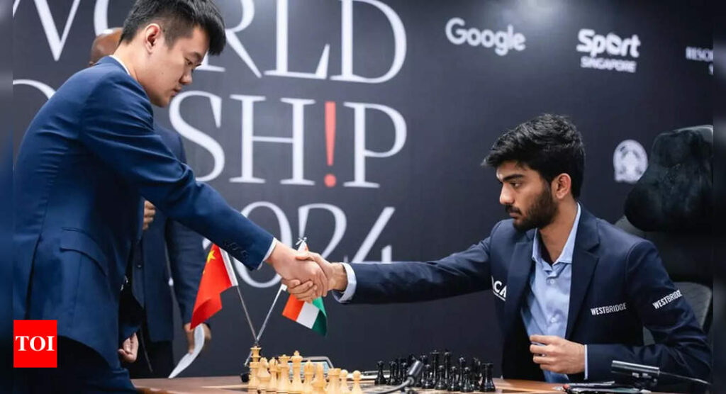 World Chess Championship: Gukesh, Ding Liren settle for yet another draw in 8th game | Chess News