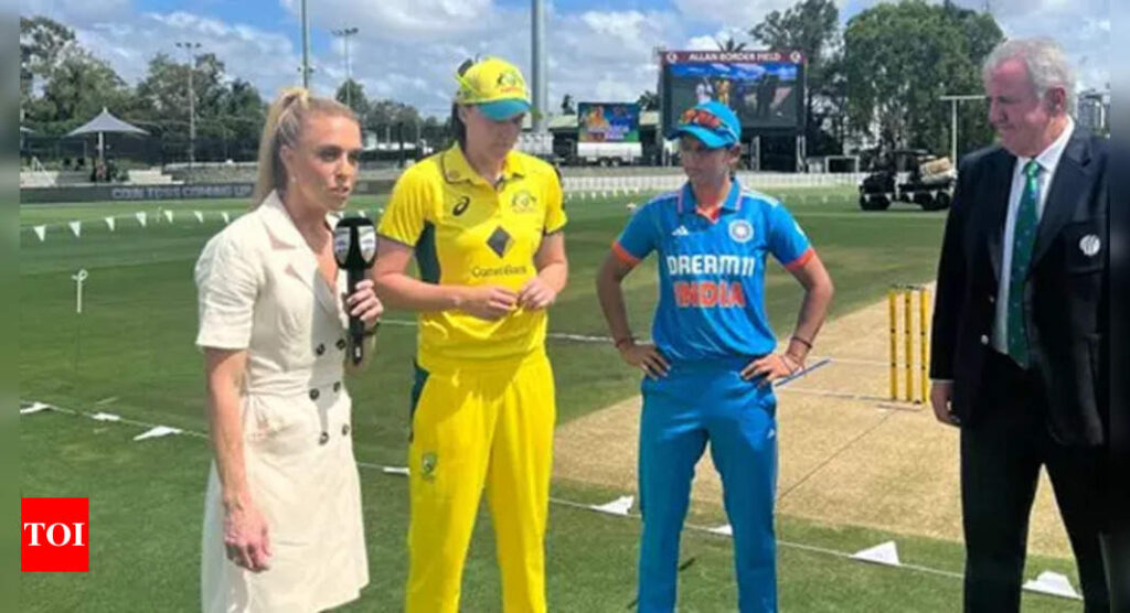 India Women 18/1 in 6.0 Overs | India Women vs Australia Women Live Score, 1st ODI: India opt to bat against Australia