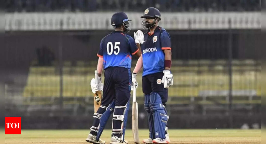 Syed Mushtaq Ali Trophy: Baroda make history, smash the highest ever total in T20 cricket