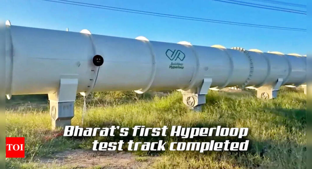 India’s first Hyperloop test track is ready! Railway Minister Ashwini Vaishnaw shares exciting update