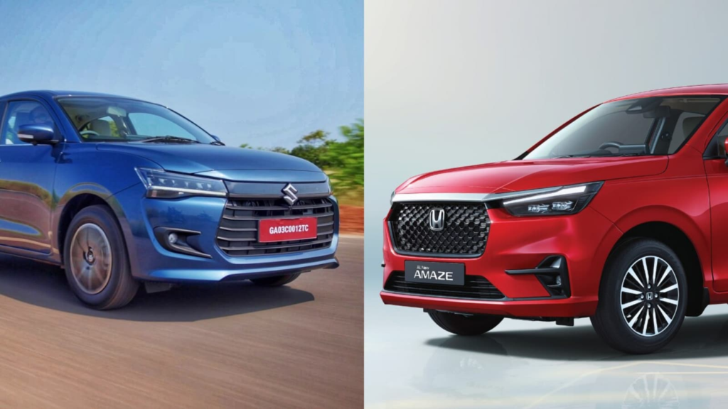2024 Honda Amaze vs Maruti Suzuki Dzire: Which sub compact sedan should you pick