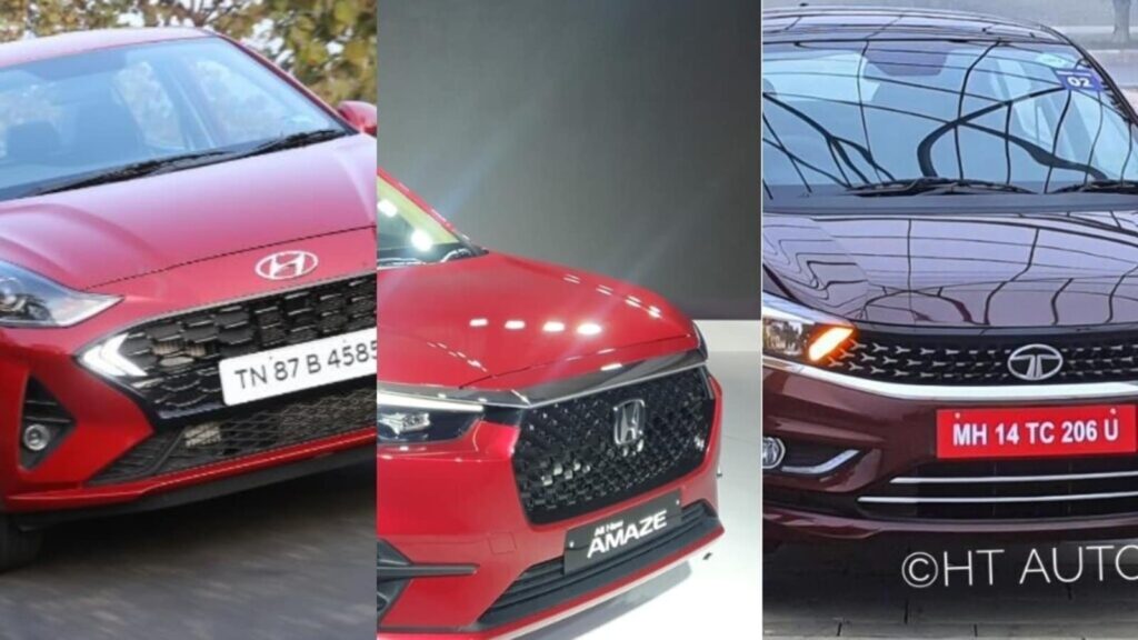 2024 Honda Amaze vs Tata Tigor vs Hyundai Aura: Price and specification comparison
