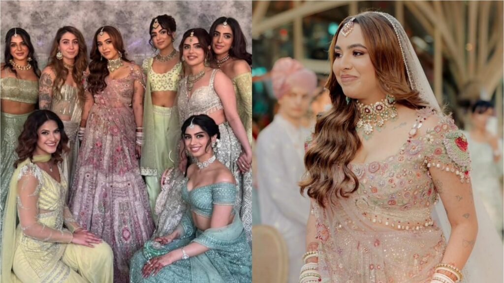 Aaliyah Kashyap’s star-studded entourage nailed pastels for her winter wedding; here’s how you can too!