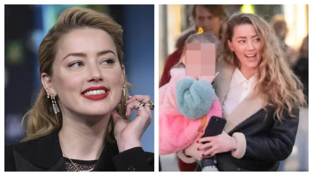 Amber Heard spotted strolling with daughter Oonagh in Madrid after baby number 2 announcement: Pics | Hollywood