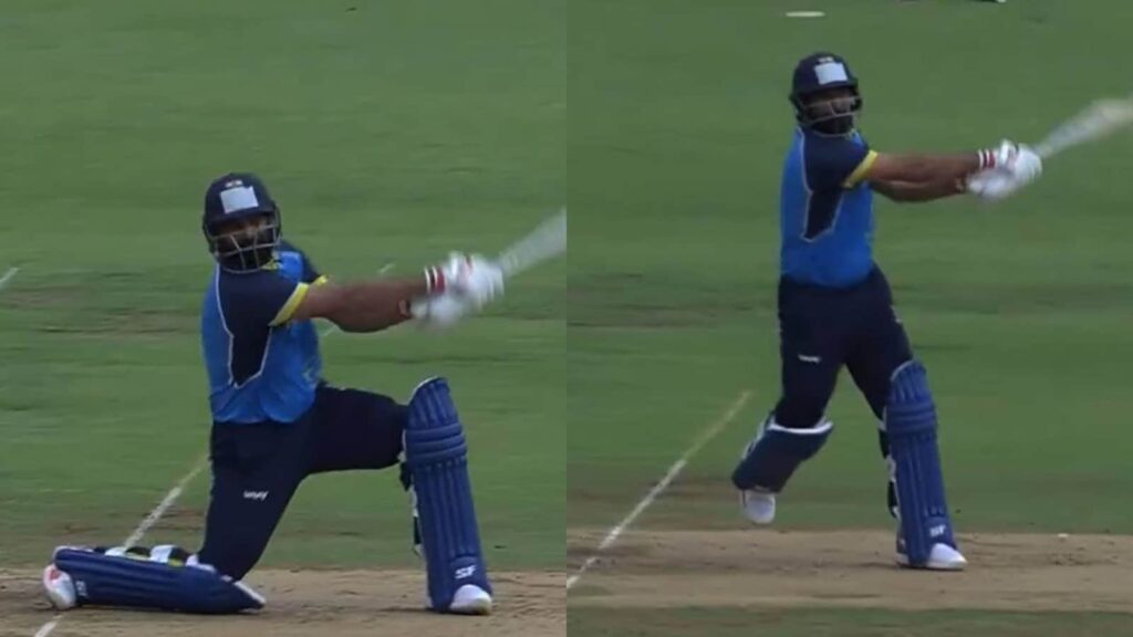 ‘At least he’ll score more than Rohit, Kohli’: Mohammed Shami blasts 32 off 17 balls, his highest T20 score, in SMAT