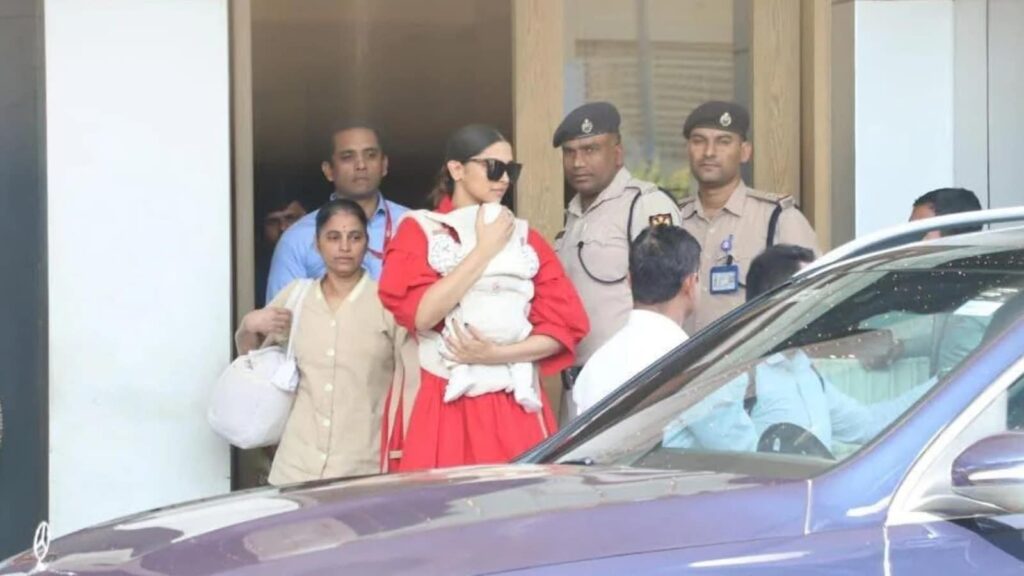 Deepika Padukone returns to Mumbai with Dua Padukone Singh, leaves netizens gushing over her daughter’s ‘tiny hands’