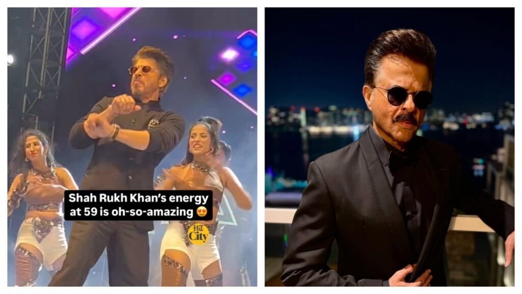 Fans think Shah Rukh Khan looks like Anil Kapoor in this video from a Delhi event. Do you see the resemblance? | Bollywood