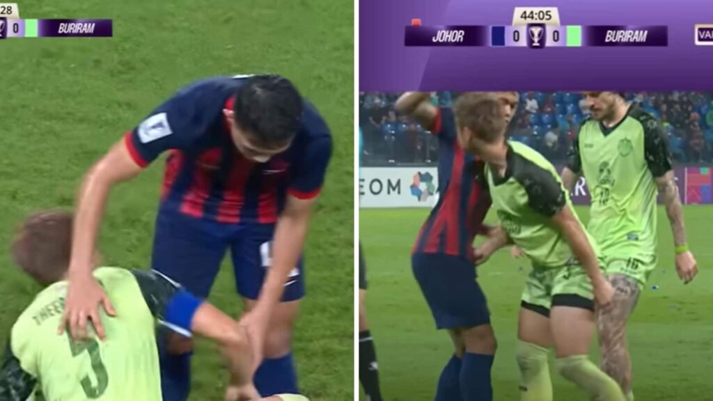Footballer’s shocking attack caught on cam: Player pinches opponent’s genitals during match | Trending