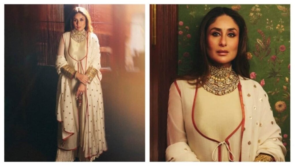 Kareena Kapoor exudes old world charm in ethnic look by Pakistani designer at Raj Kapoor 100th birth anniversary event | Fashion Trends