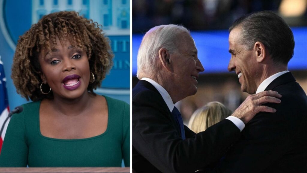 Karine Jean-Pierre asserts Joe Biden wouldn’t pardon Hunter in resurfaced video, netizens fume, ‘How blatantly they lie’