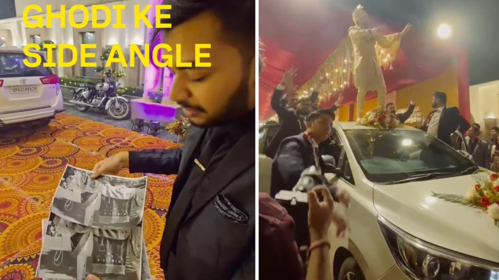 Makeshift ghodi at Varanasi groom’s wedding earns praise for ‘instant jugaad’. Watch | Trending