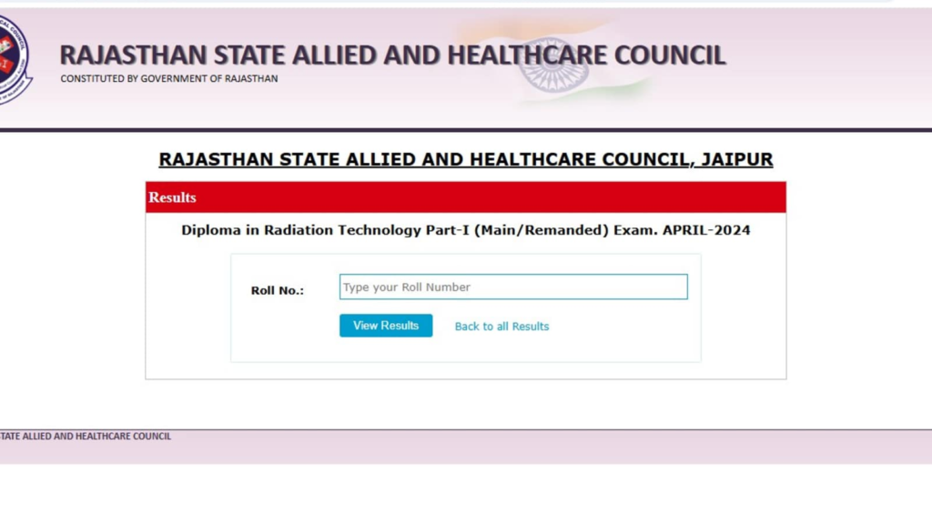 Rajasthan RPMC paramedical results 2024 released at result.rpcraj.net, direct links here | Education