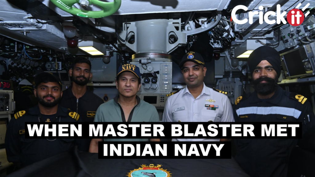 Sachin Tendulkar “Honoured” To Tour of INS Mormugao and INS Vagir