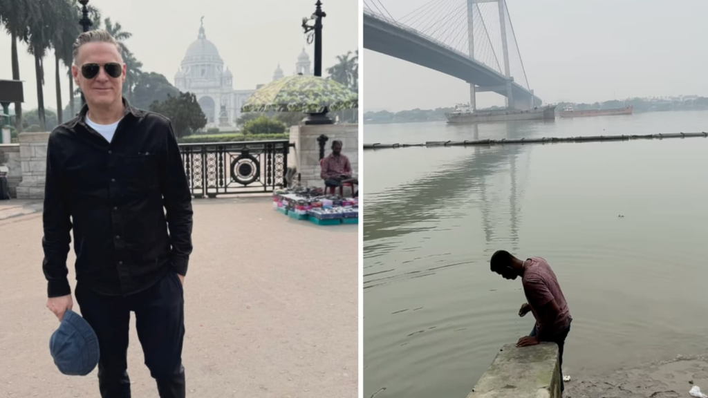 Singer Bryan Adams turns tourist in Kolkata, visits Victoria Memorial, Ganga ghats. Watch | Trending