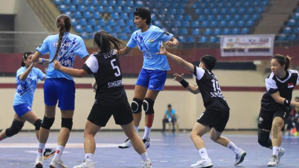Solan’s Bhawna Sharma shines for India at Asian Handball Championships