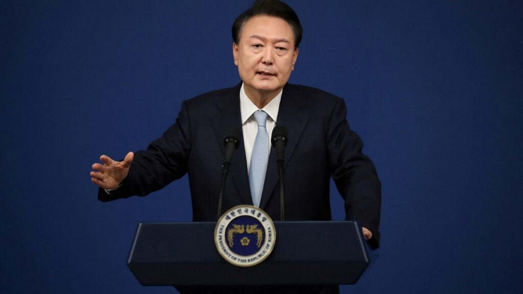 South Korean president Yoon Suk Yeol declares martial law in emergency address