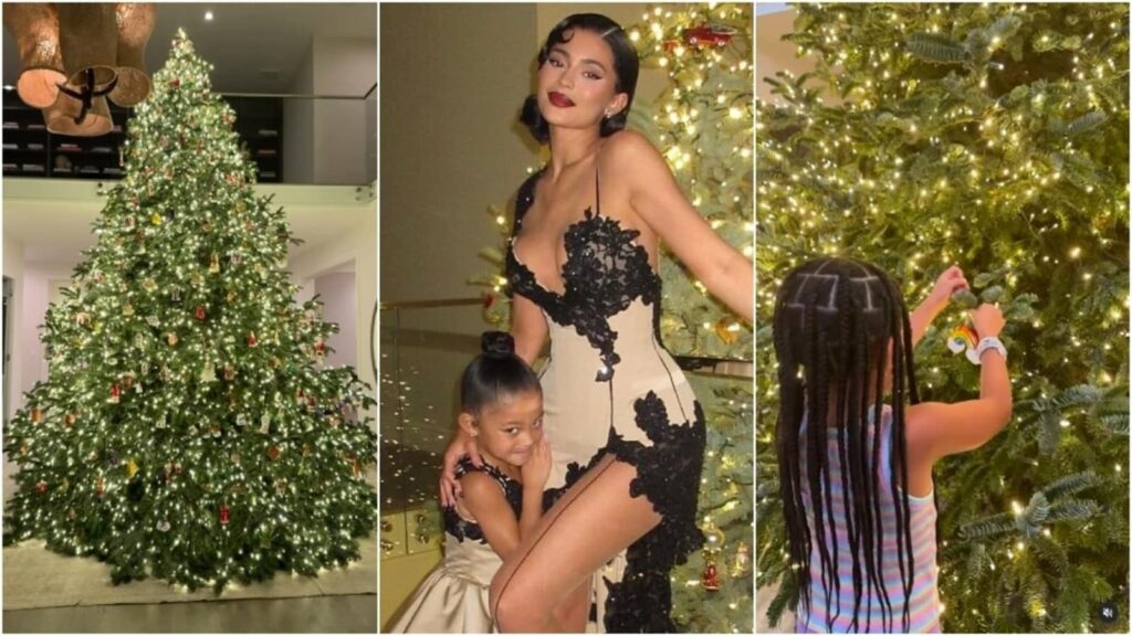 Step inside Kylie Jenner’s luxurious home with a massive Christmas tree, stunning decor as she decks it for festivities