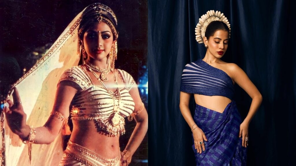 Uorfi’s updated take on apsara-core reminds of Sridevi and Juhi Chawla Yash Raj era, save for the wardrobe malfunction