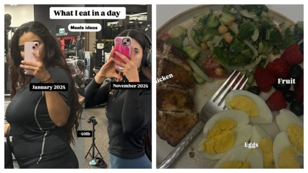 Woman who lost 18 kg in 11 months shares what she eats in a day to nourish her body | Health