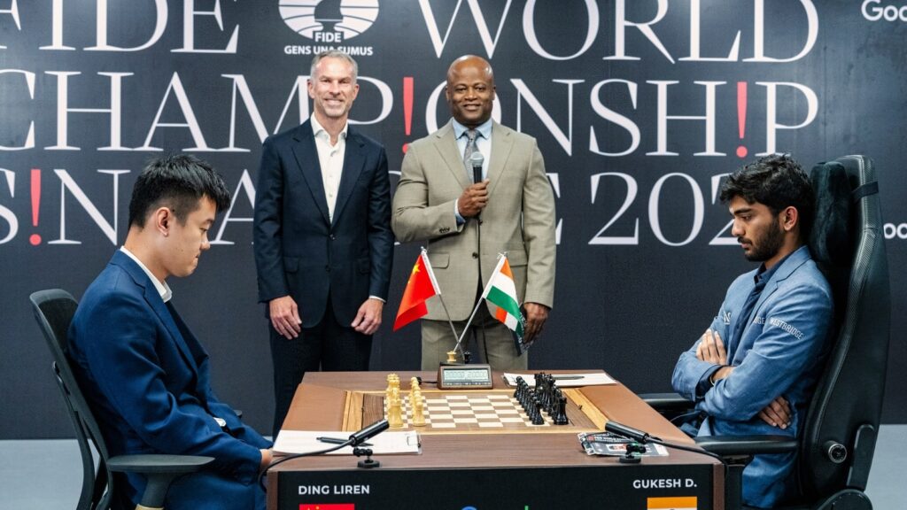 World Chess Championship: Gukesh holds Liren to remain level on points