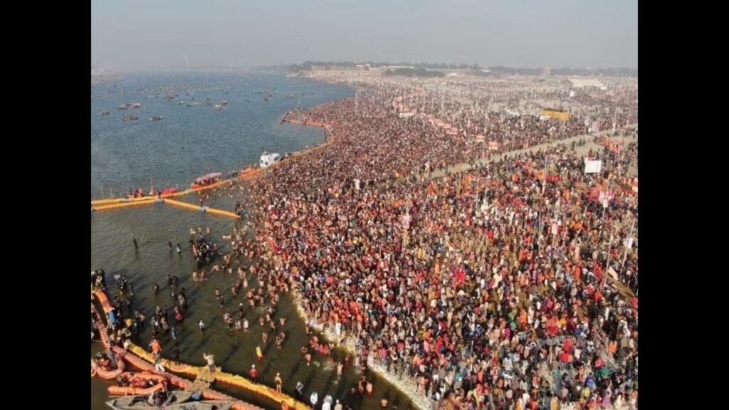 Yogi Adityanath in Mahakumbh Nagar today to review preparations