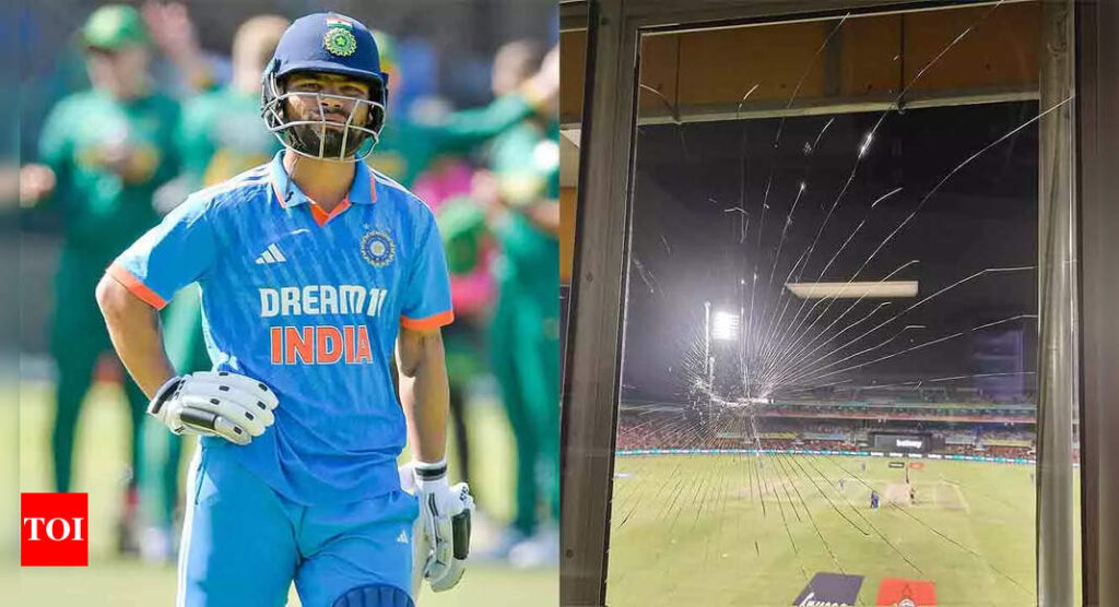 Rinku Singh’s autograph awaited on St George Park’s press box window | Cricket News