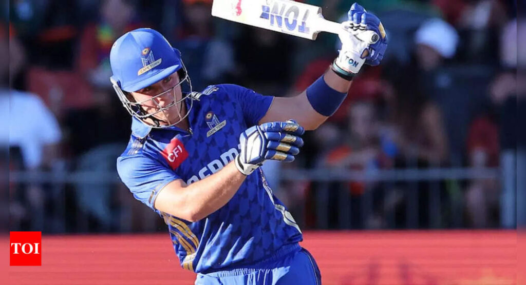 Dewald Brevis smashes ball out of park in SA20 opener – Watch | Cricket News