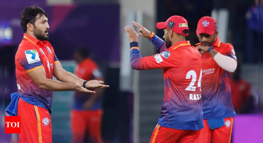 ILT20 Season 3: Dubai Capitals edge MI Emirates by one run in a last-ball thriller | Cricket News