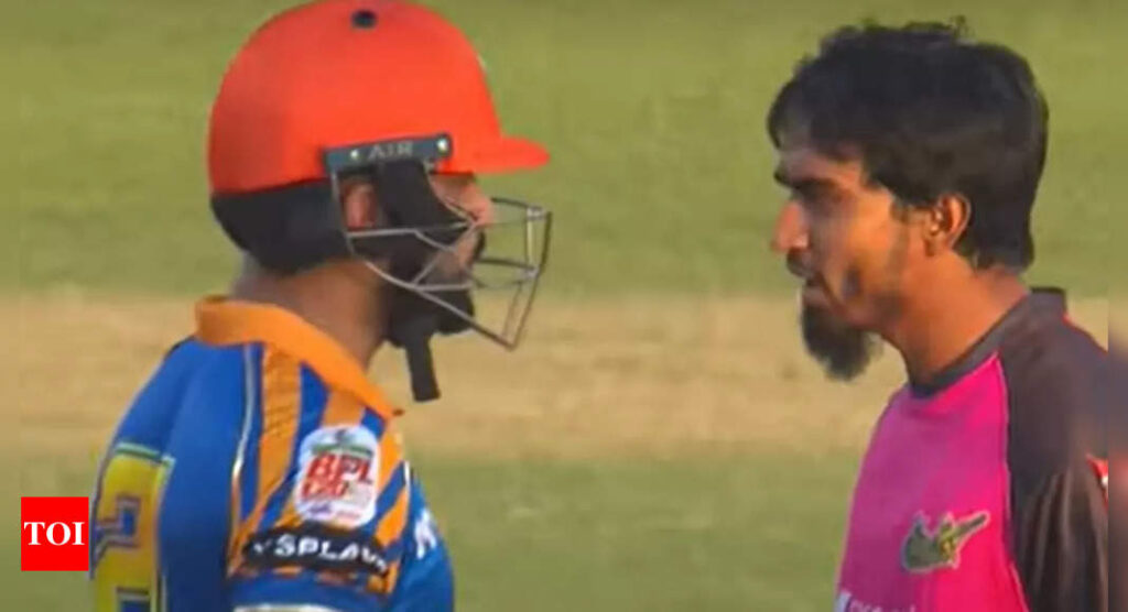 Drama in BPL! Shoulder bump follows heated exchange of words. Watch | Cricket News