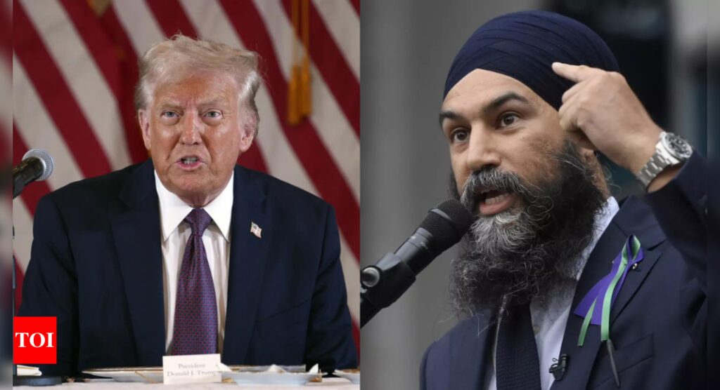 ‘Country’s not for sale’: Ex-Trudeau ally Jagmeet Singh slams Trump over Canada annexation remarks