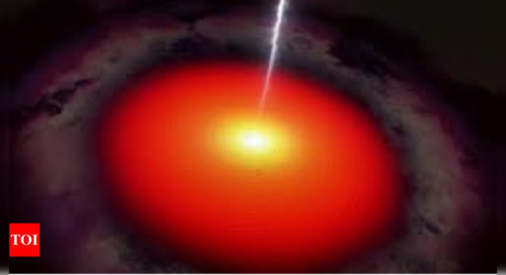 Black Holes: Supermassive Black hole 700 million times mass of Sun spotted firing energy beam at earth