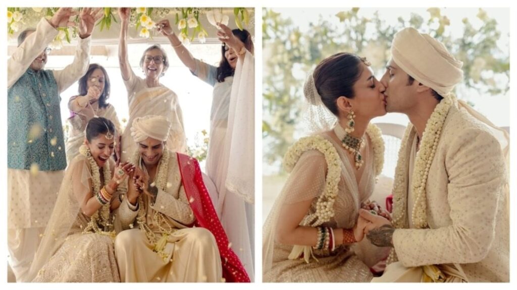 12 inside pics of Prateik Babbar and Priya Banerjee’s wedding as bride and groom twin in stunning Tarun Tahiliani looks