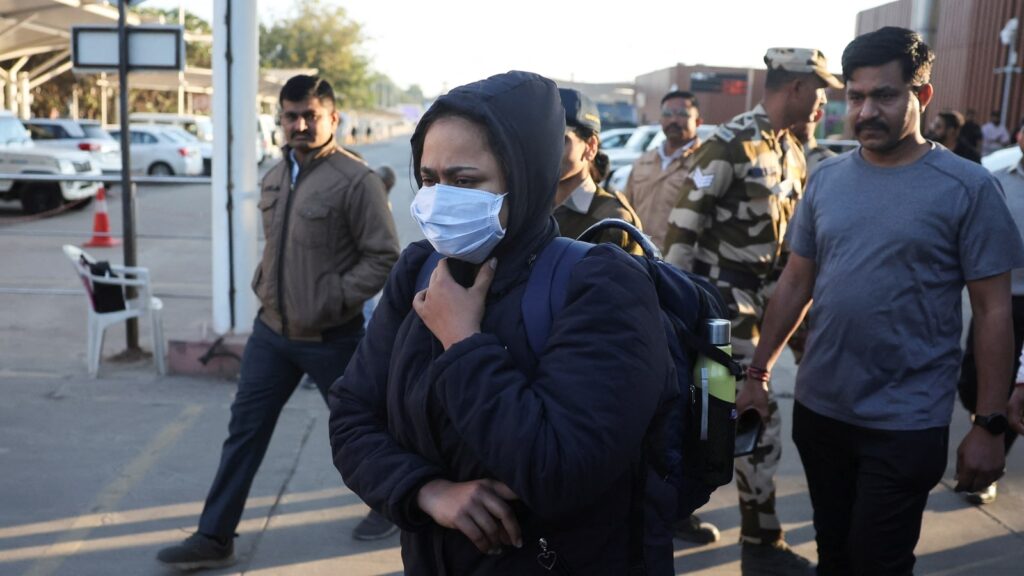 19 women, 13 minors among 104 Indian migrants deported from US | Pics