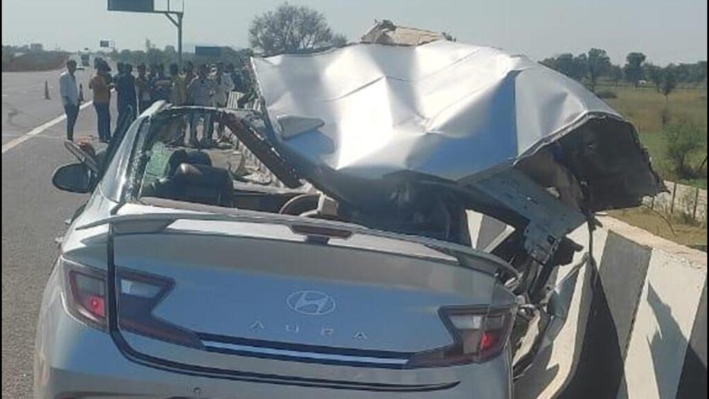 3 members of a family from Noida killed as car rams into truck in Rajasthan