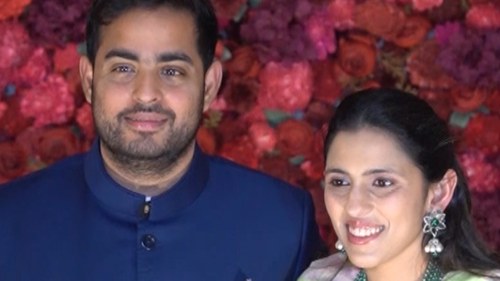 Akash Ambani, Shloka Mehta react as paps say ‘favourite couple’ while attending Aadar Jain, Alekha Advani’s wedding | Trending